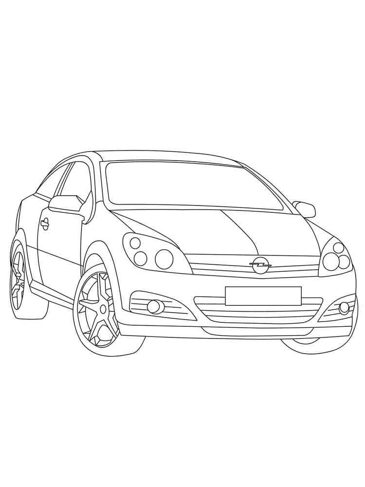 Opel coloring pages