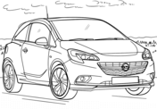 Opel coloring pages free coloring pages