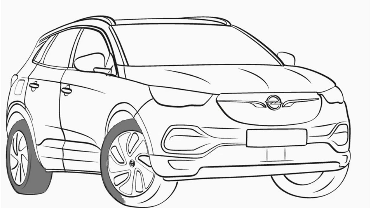 Opel coloring pages