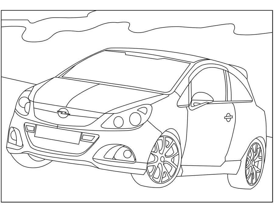 Opel coloring pages ð to print and color