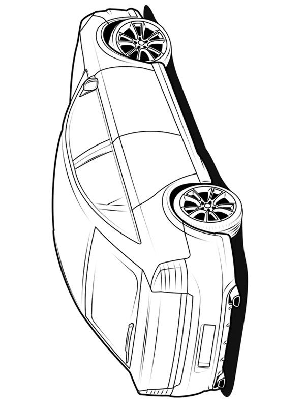 Opel vectra coloring page