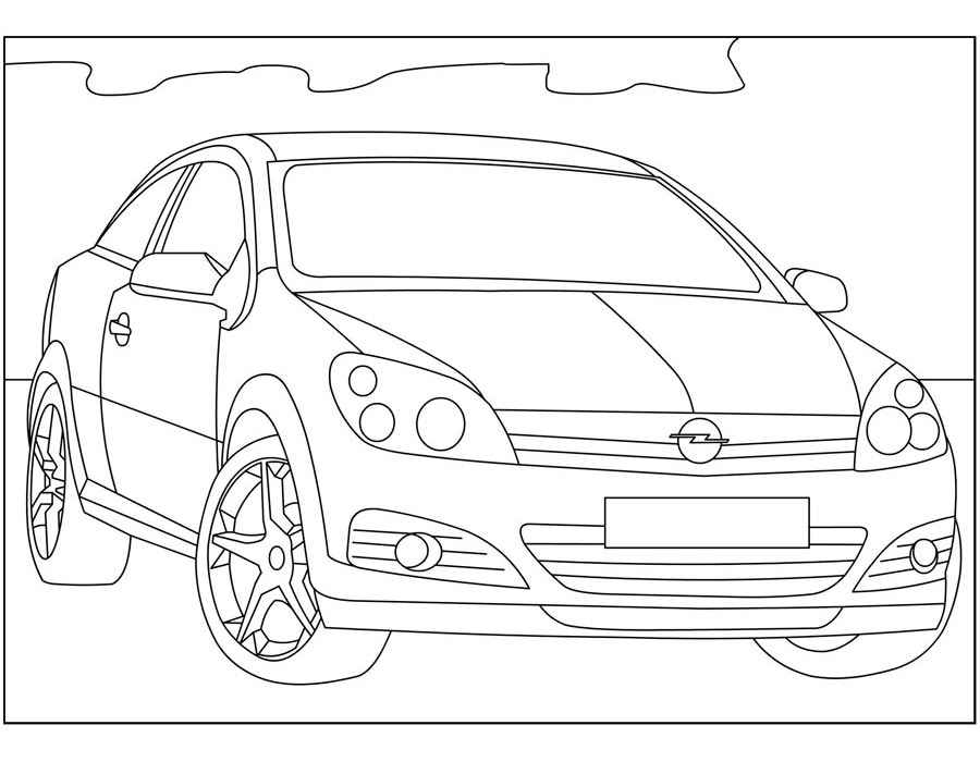 Opel coloring pages ð to print and color