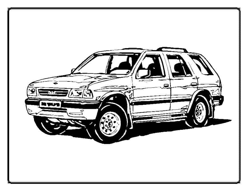 Your kids will love these cars coloring pages