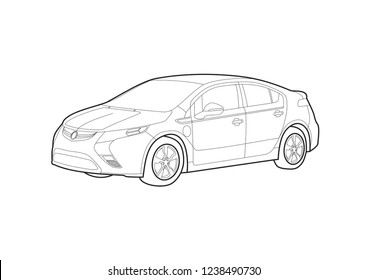 Adam opel vector art graphics