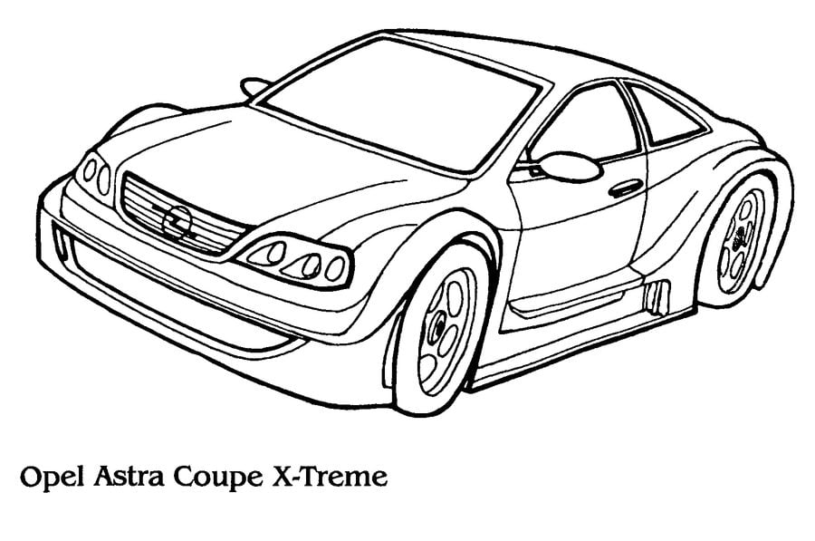 Coloring pages opel printable for kids adults free