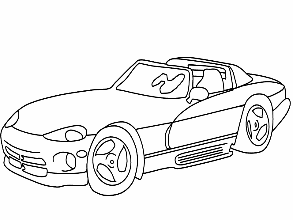 Car coloring pages