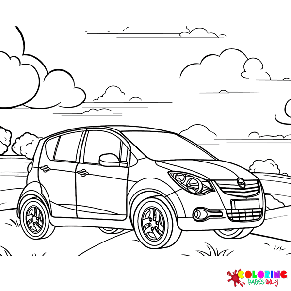Opel coloring pages
