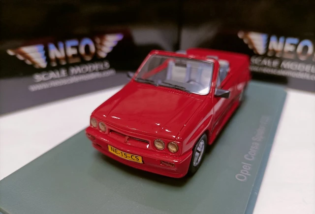 Diecast scale opel corsa spider i cabriolet coupe resin car odel vintage collection ornaent gift