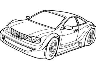 Opel coloring pages to print and print online