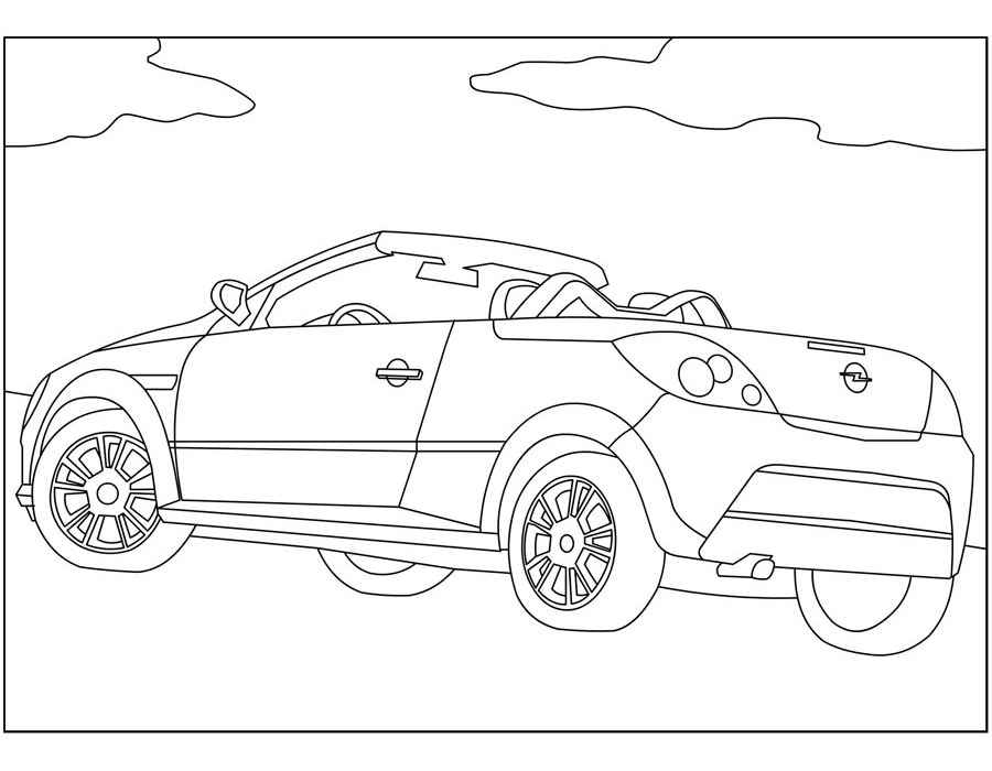 Opel coloring pages ð to print and color