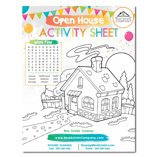 Kids activity sheet