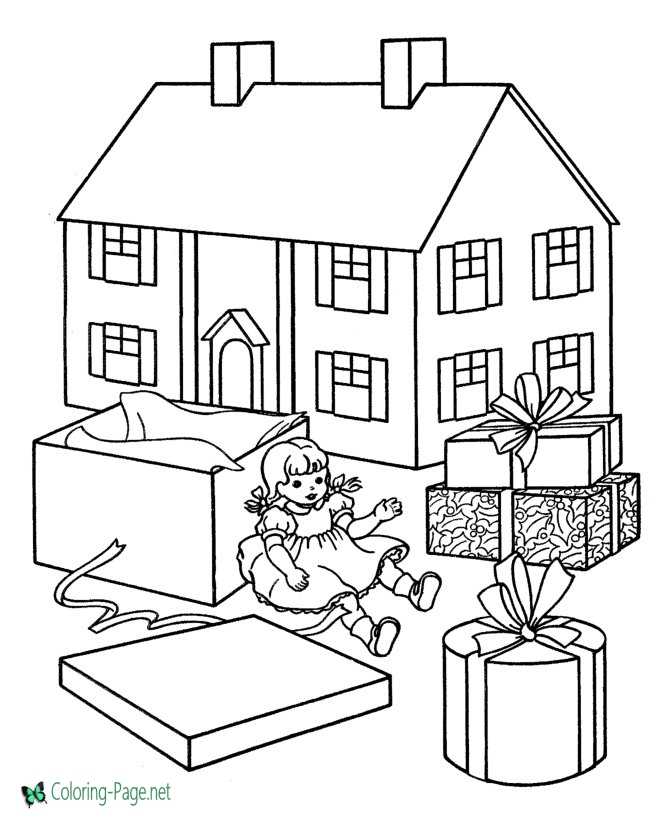 House coloring pages