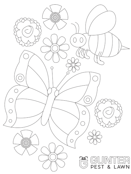 Printable coloring book pages for kids gunter pest lawn kcmo