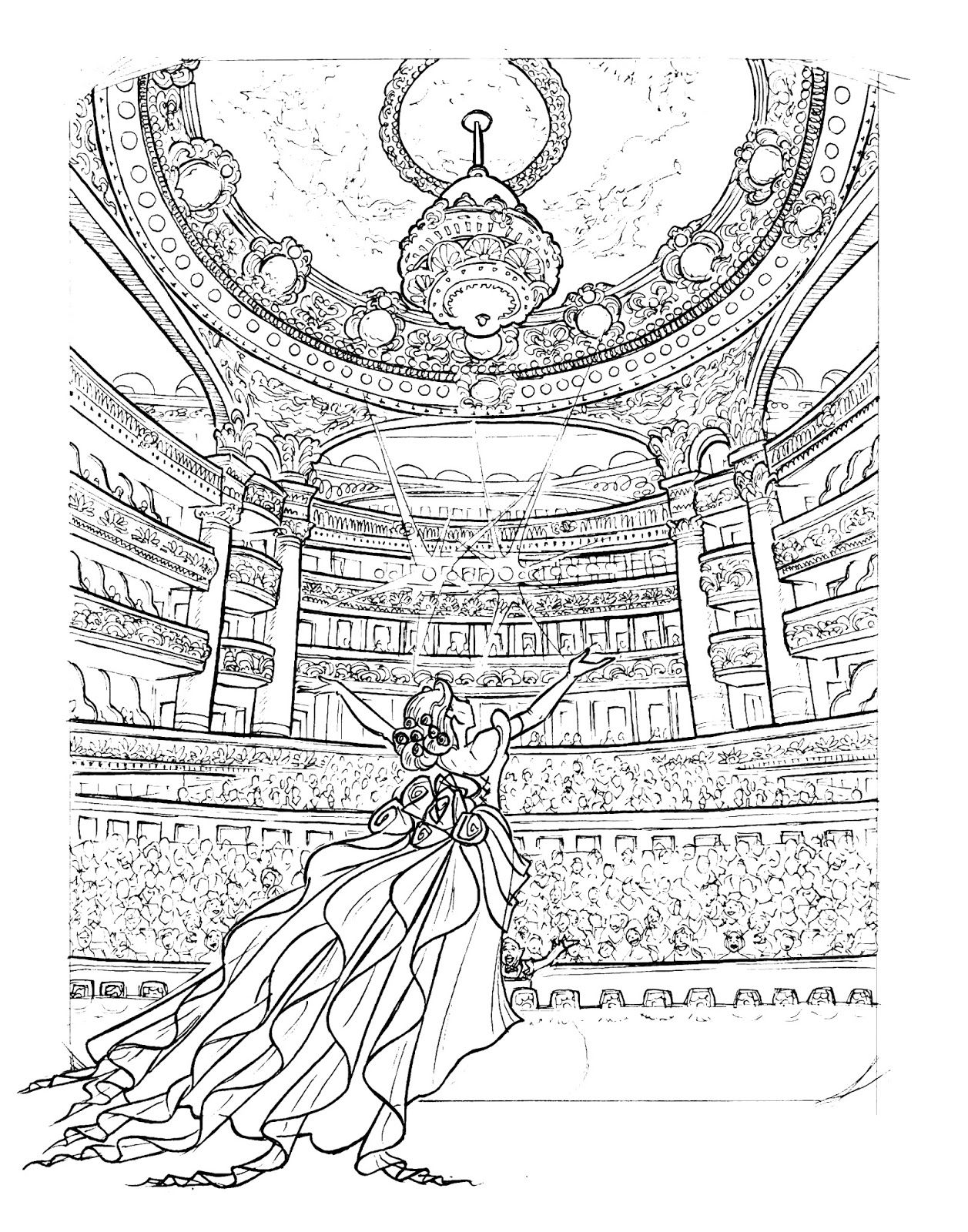 Phantom of the opera coloring pages phantom of the opera opera ghost musical art