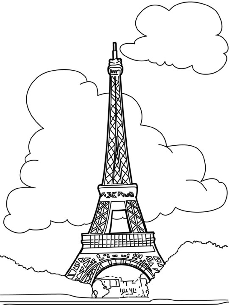 Kids under wonders of the world coloring pages