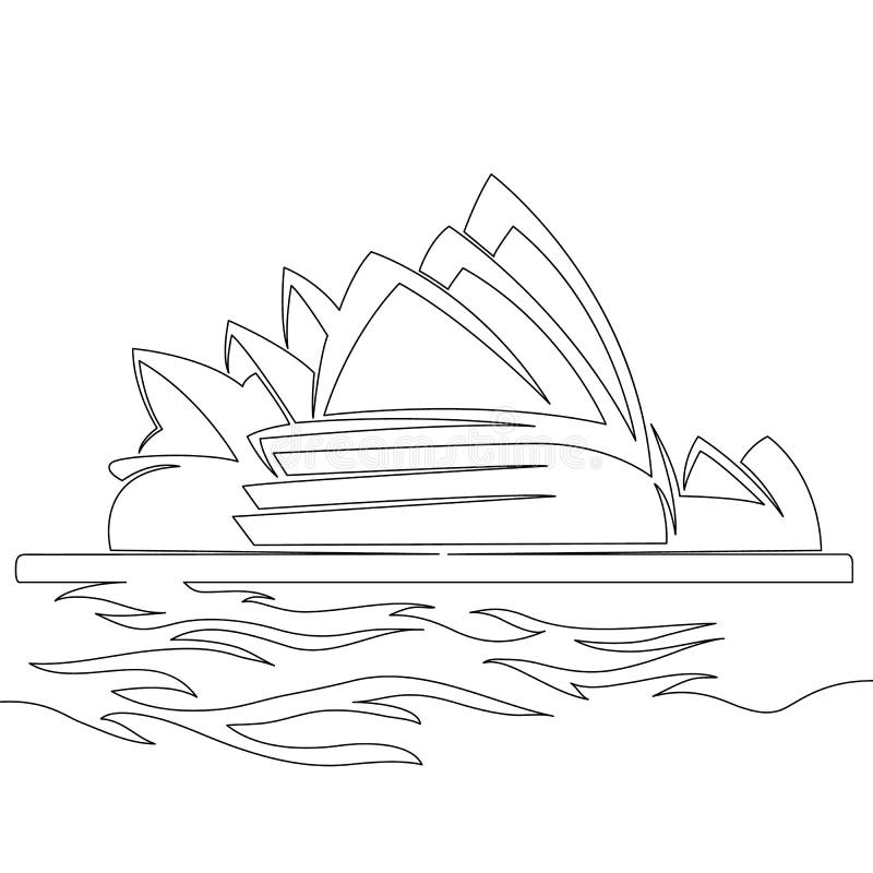 Australia sydney opera house editorial photo