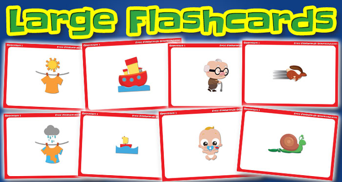 Free free opposites flashcards games and worksheets