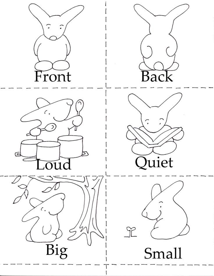 Opposites coloring pages opposites preschool english lessons for kids lening english for kids