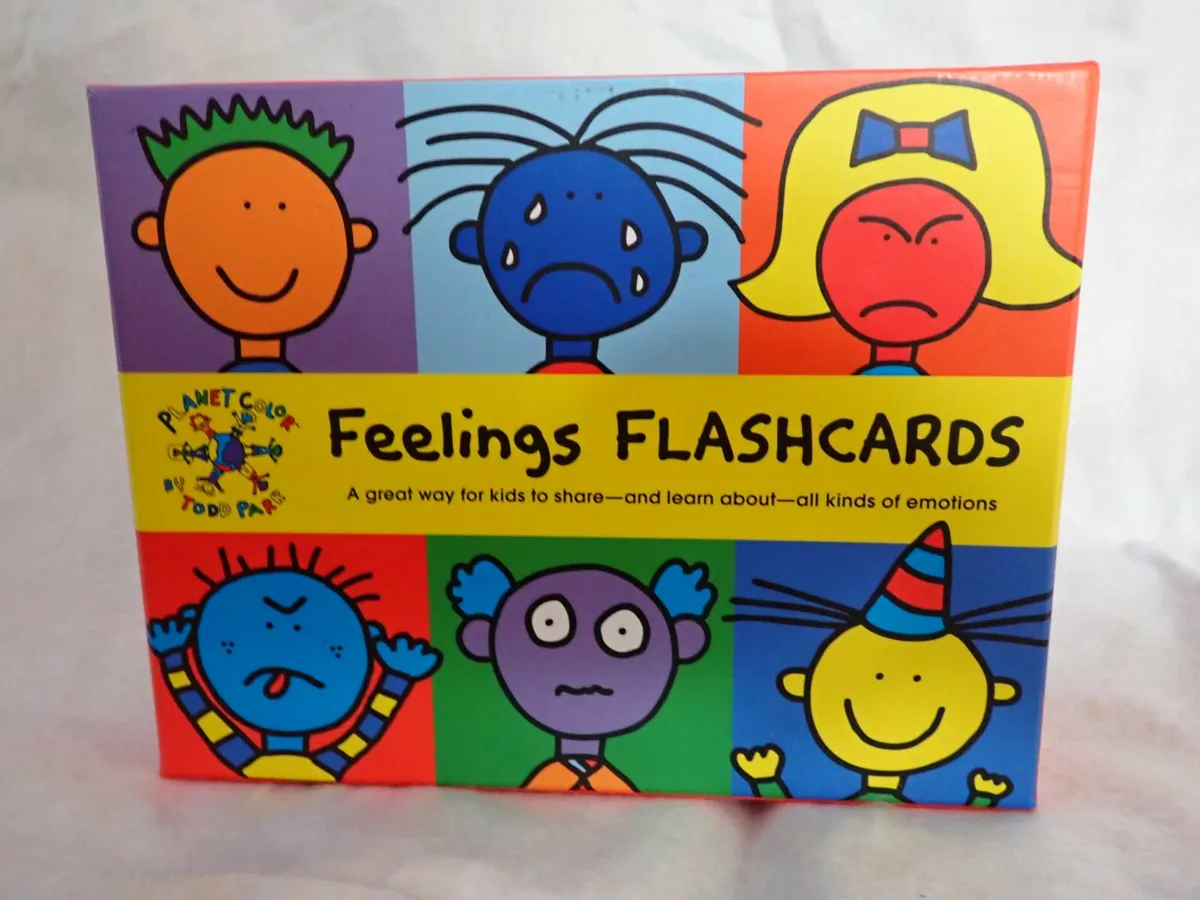 Feelings flash cards kids