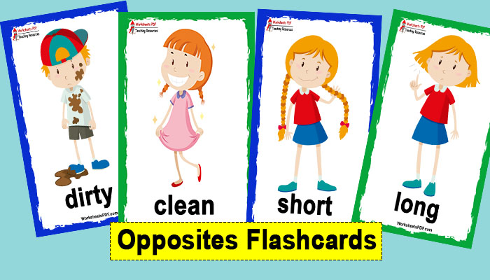 Opposites flashcards