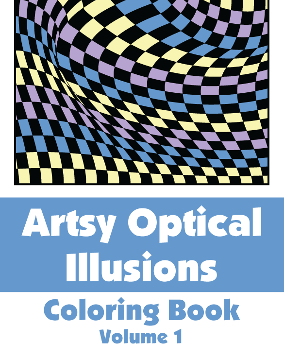 Artsy optical illusions coloring book volume