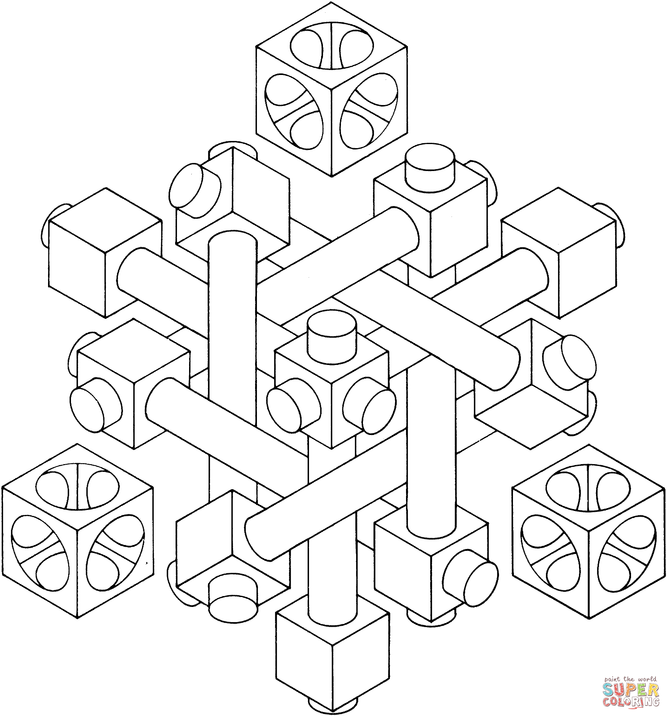 Optical illusion coloring page free printable coloring pages free coloring pages pattern coloring pages coloring pages