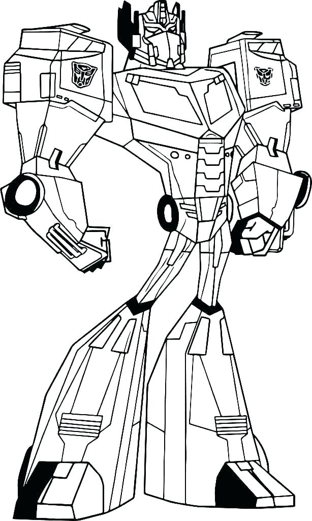 Optimus prime coloring pages