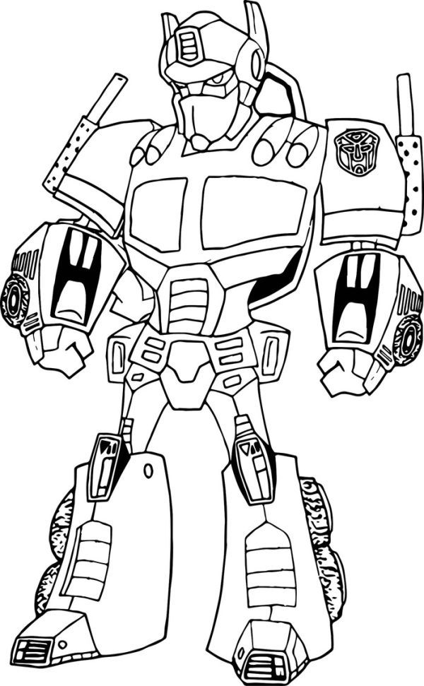 Optimus prime coloring pages pdf to print