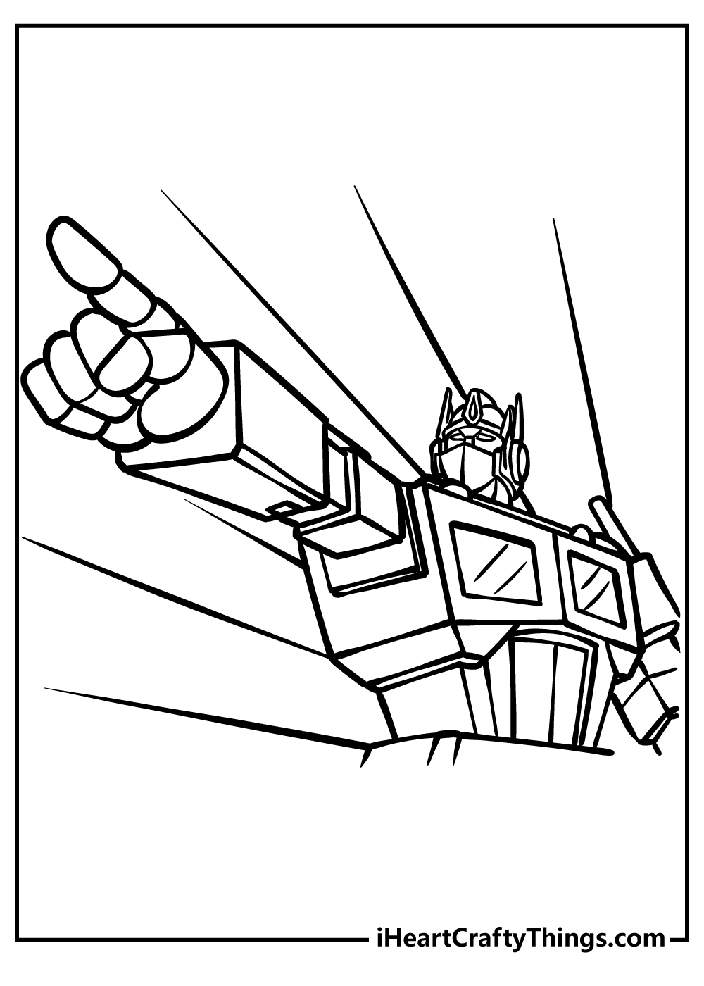 Transformers coloring pages free printables