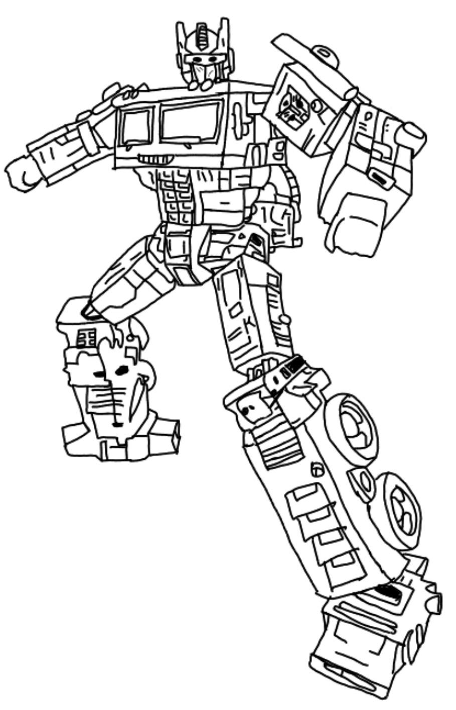 Optimus prime drawing bad rtransformers