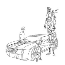 Optimus prime coloring pages