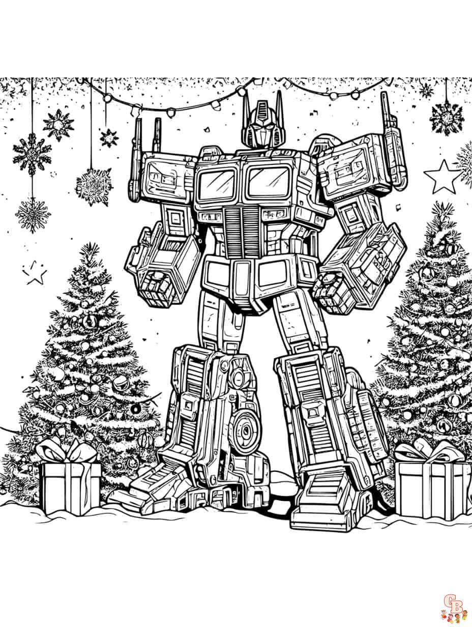 Free printable optimus prime coloring pages