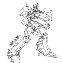 Optimus prime coloring pages