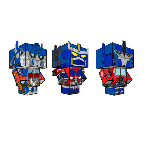 Optimus prime cybertron and g paper toy free printable papercraft templates