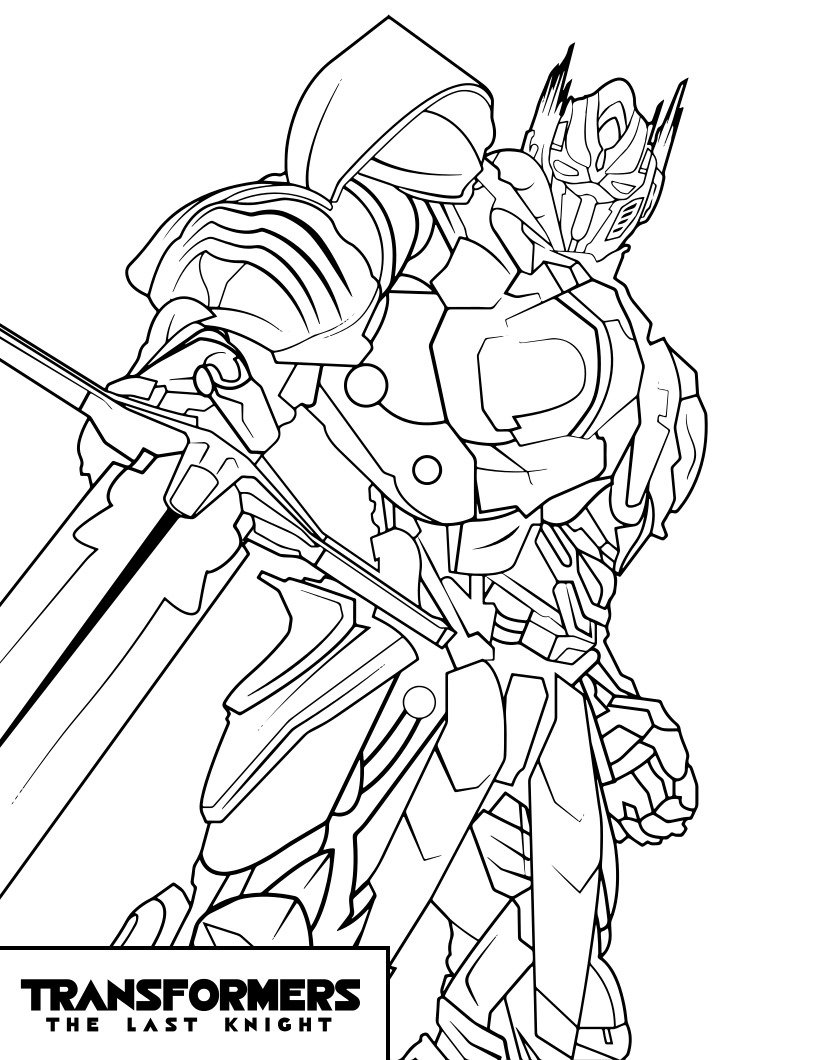 Transformers coloring pages printable for free download