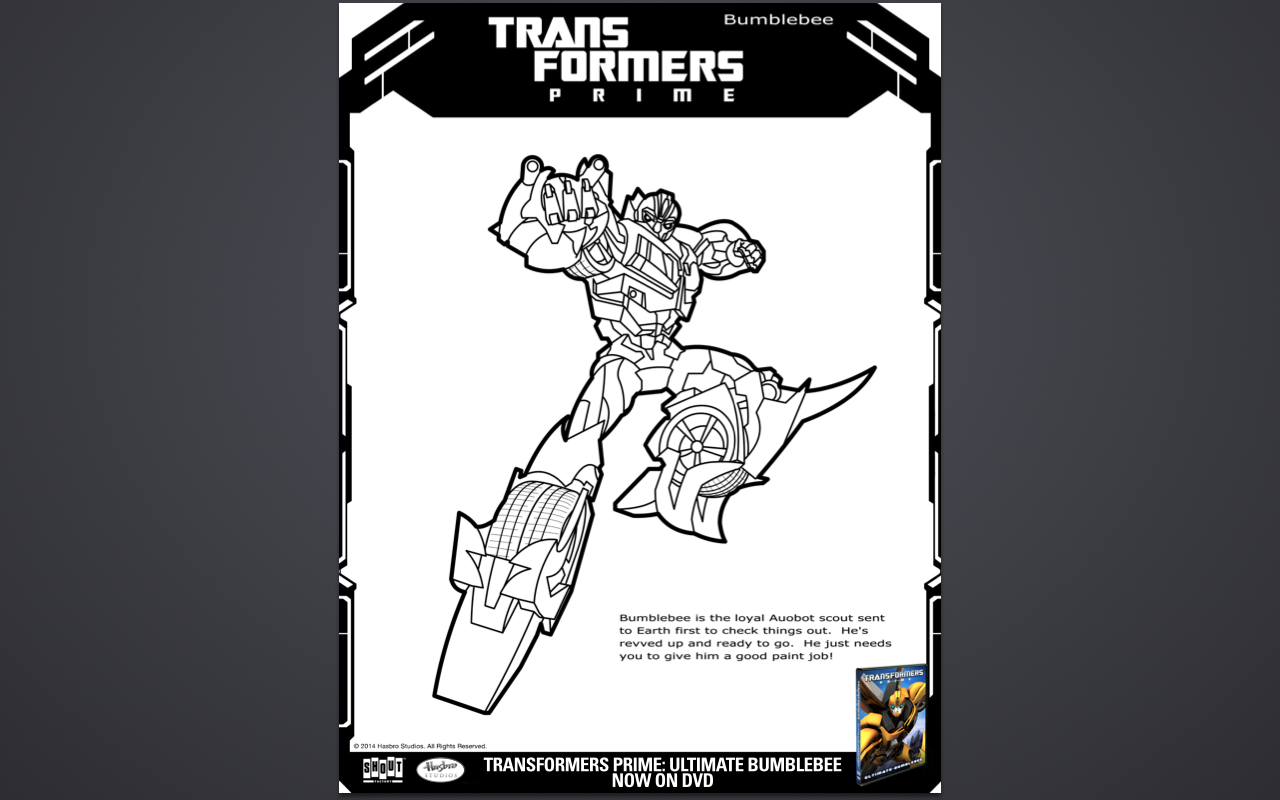 Free transformers coloring pages