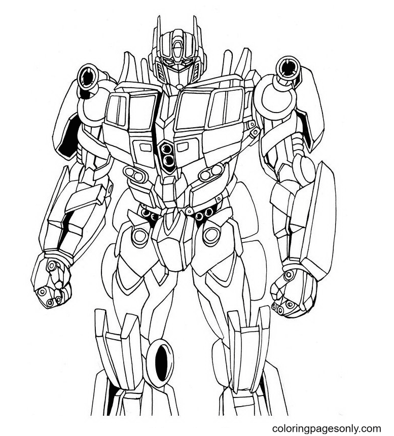 Transformers coloring pages printable for free download