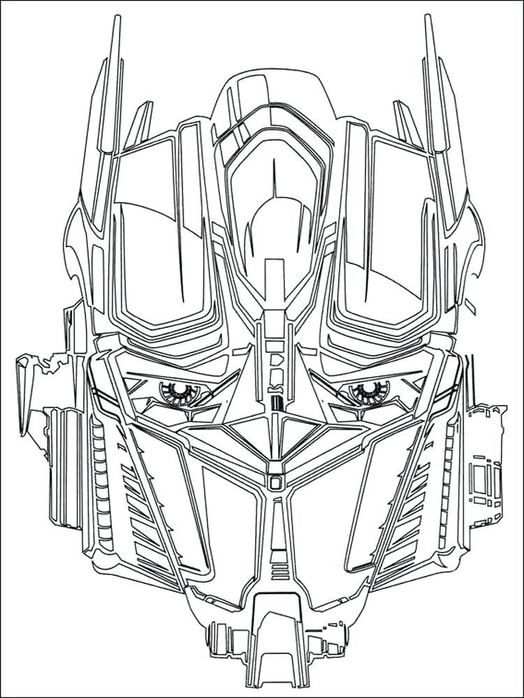 Optimus prime coloring pages