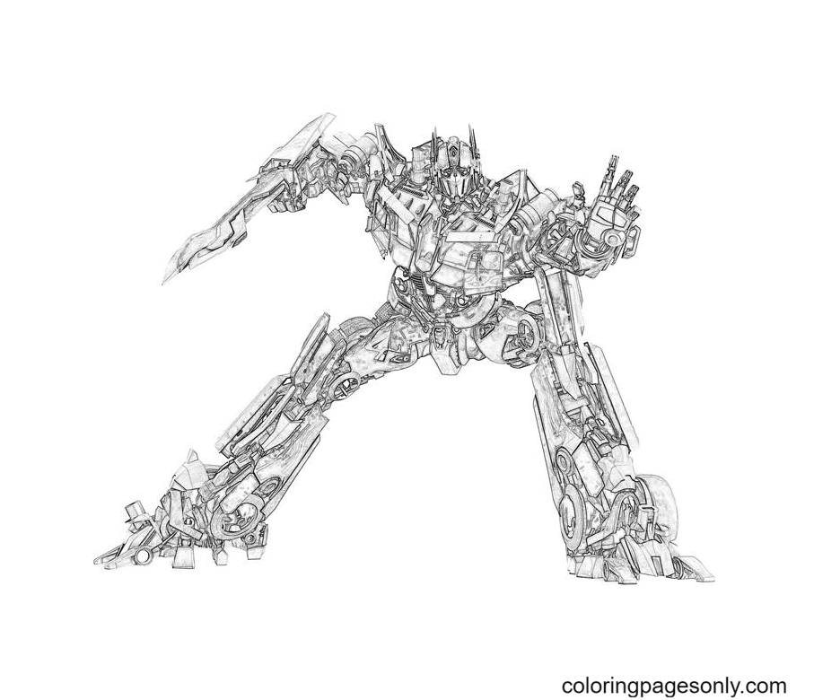 Transformers coloring pages printable for free download