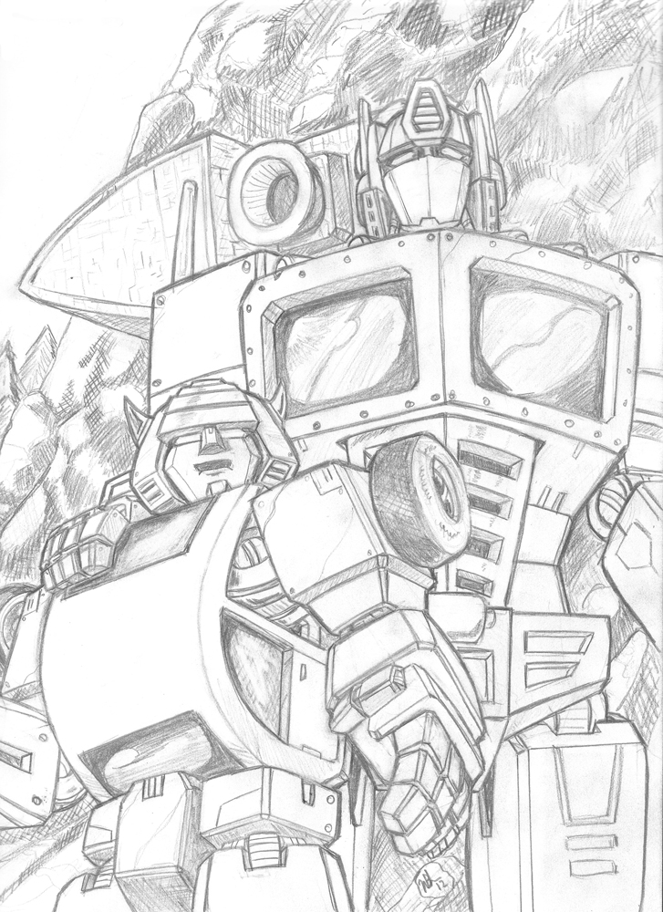 G optimus prime and bumblebee by vegetaprime on