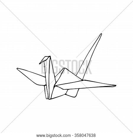 Origami crane vector photo free trial bigstock