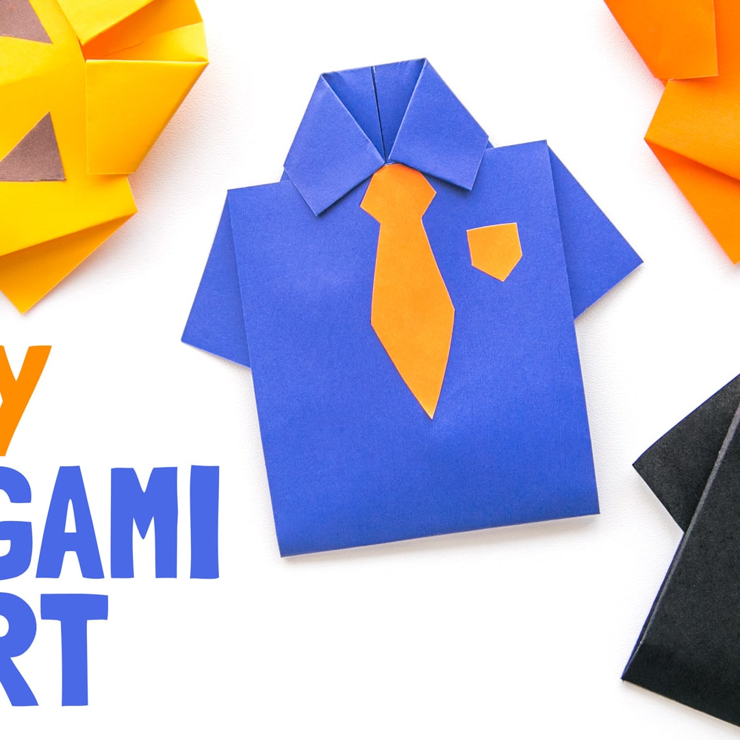 How to fold an origami shirt