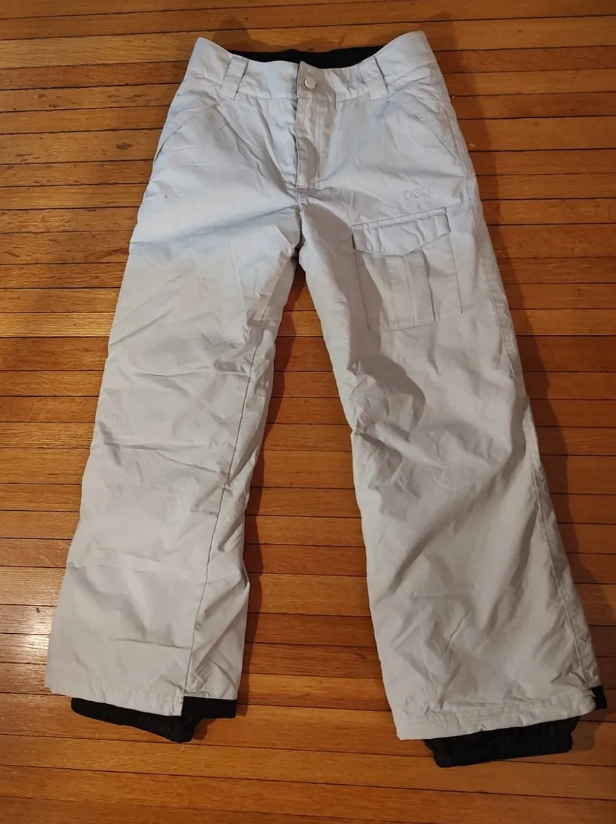 Orage girls snowboard pants size light greyish color