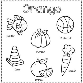 The color orange printable activities color of the week color worksheets for preschool color activities for toddlers preschool color activities