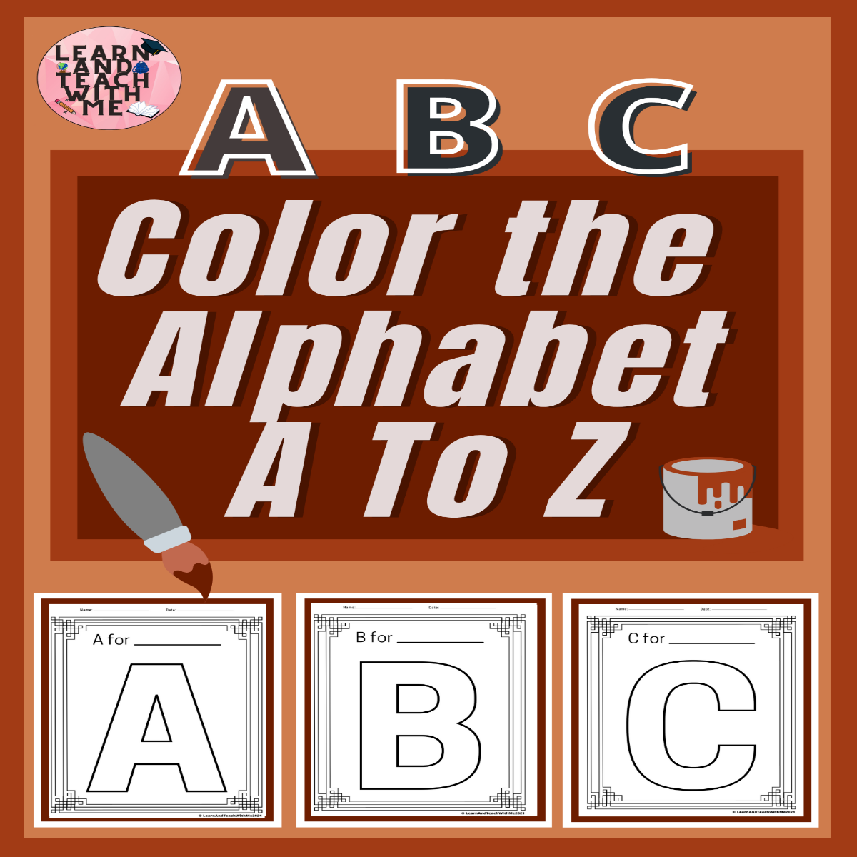 Alphabet coloring pages uppercase letters worksheets made by teachers