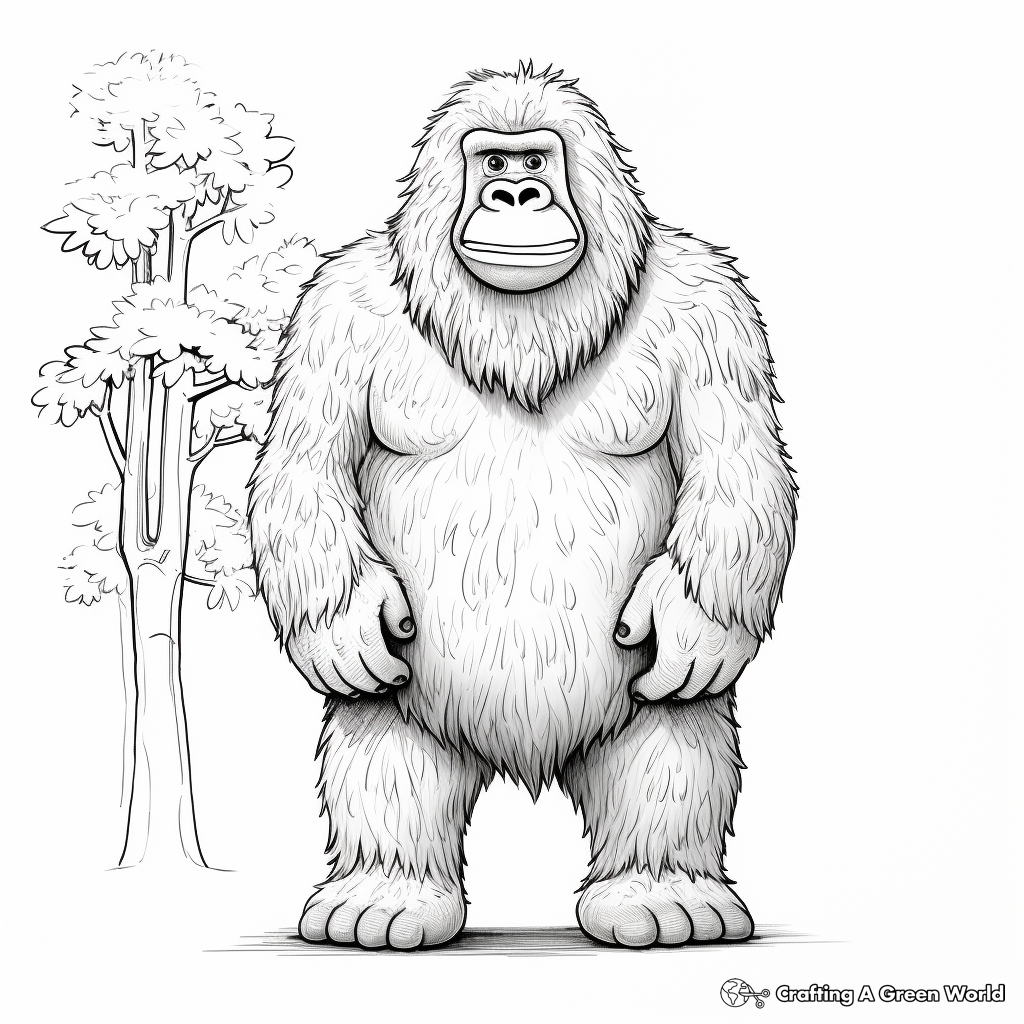 Orangutan coloring pages