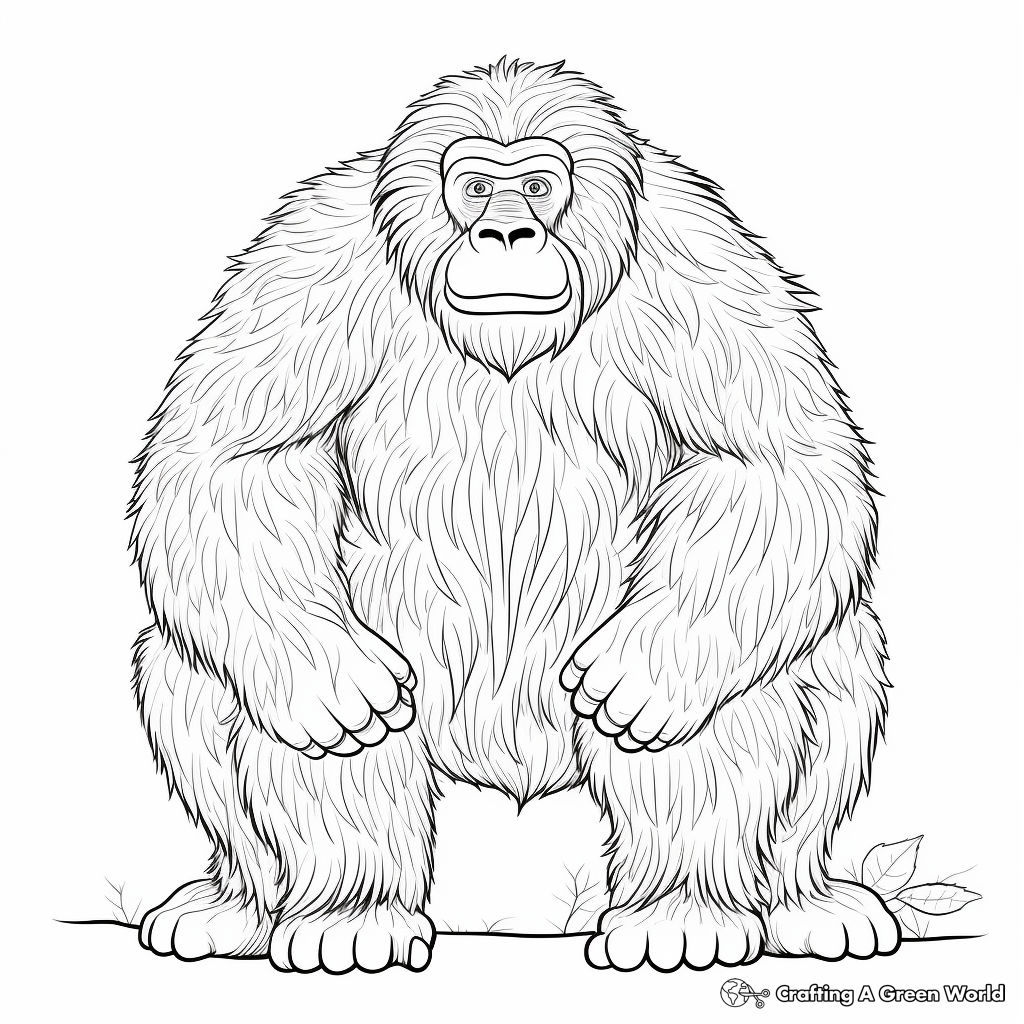 Orangutan coloring pages