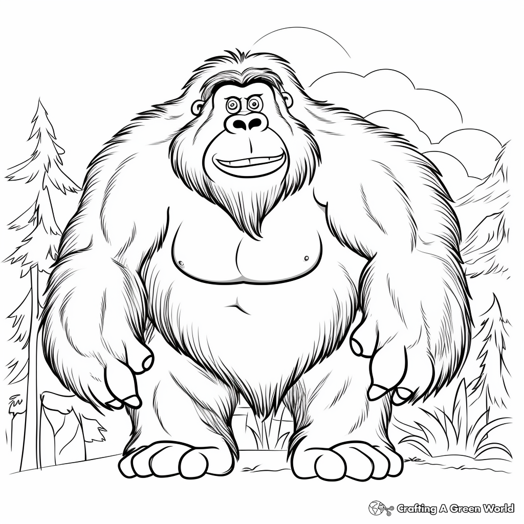 Orangutan coloring pages