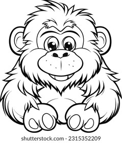 Orangutan colouring images stock photos d objects vectors