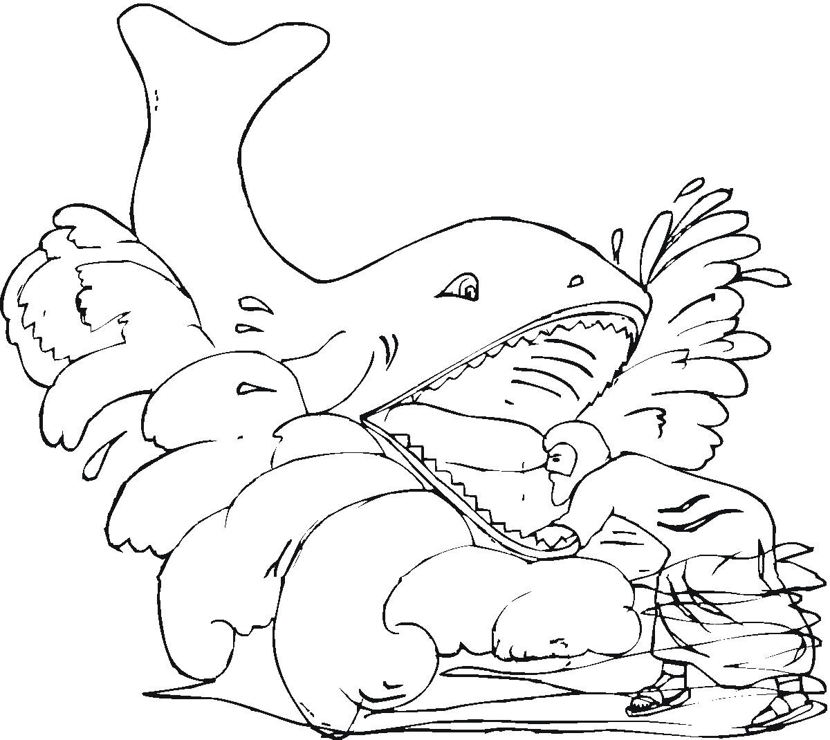 Free printable whale coloring pages for kids